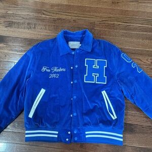 Hudson corduroy Royal Blue Quilted Jacket
